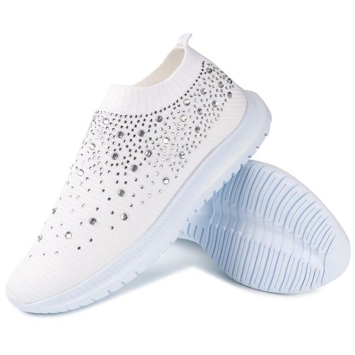 Celest™ | Luxe Crystal Orthopedic Slip-Ons