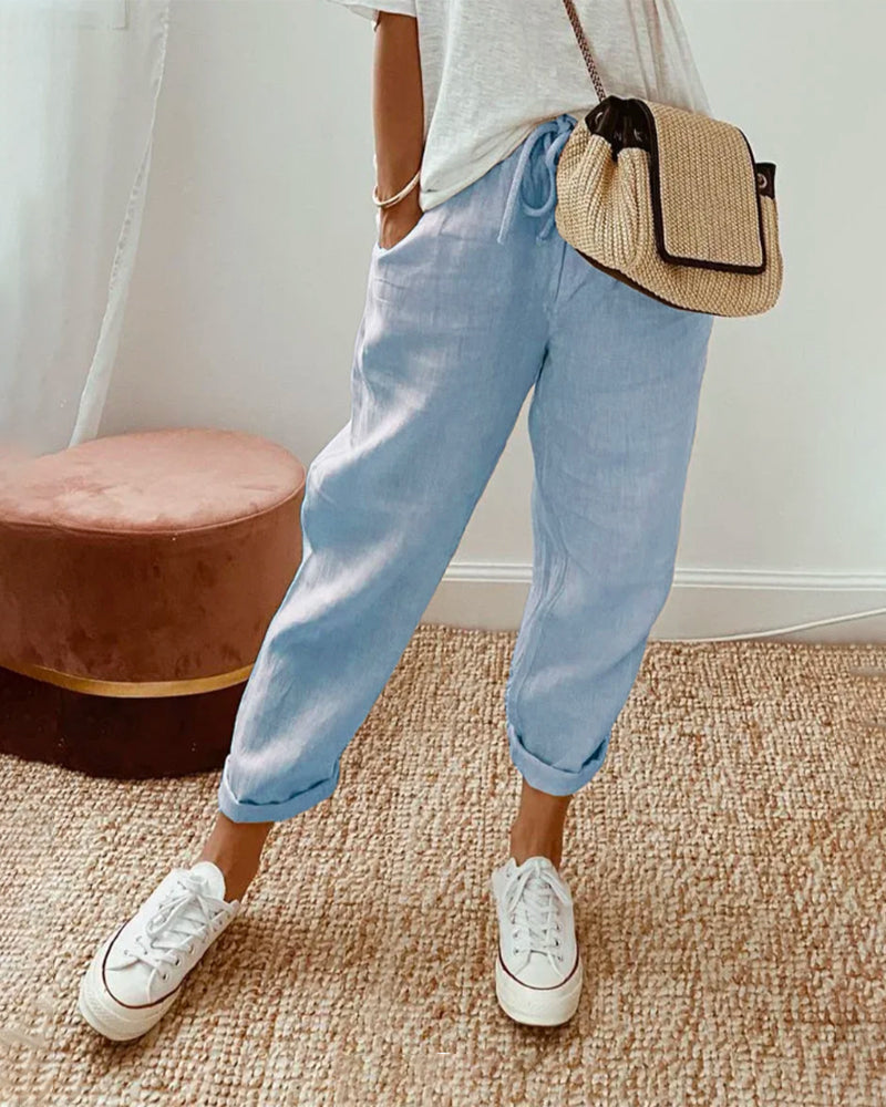 ROSA | ELEGANT LINEN PANTS
