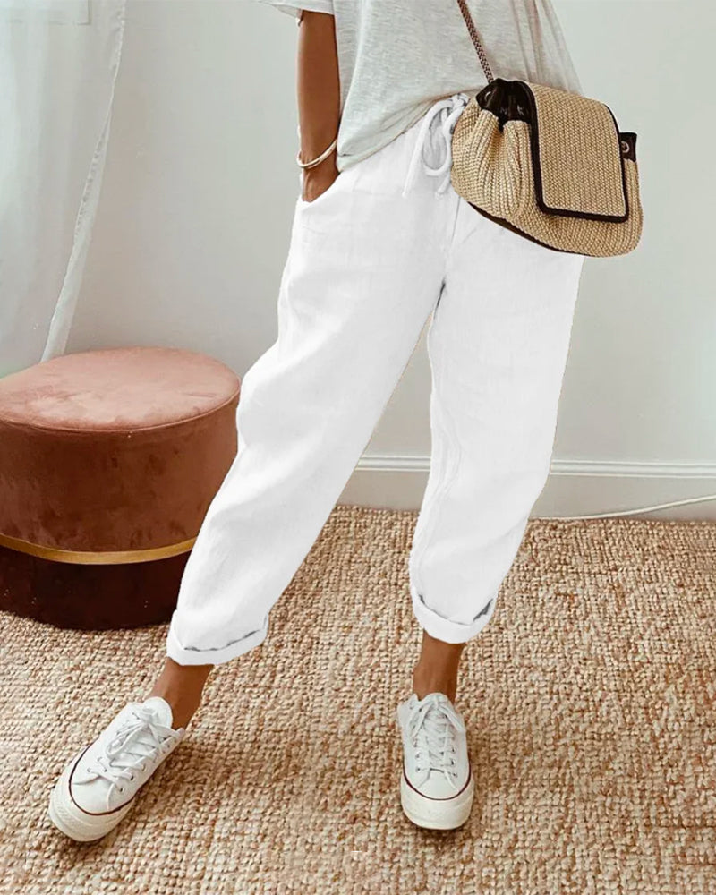 ROSA | ELEGANT LINEN PANTS