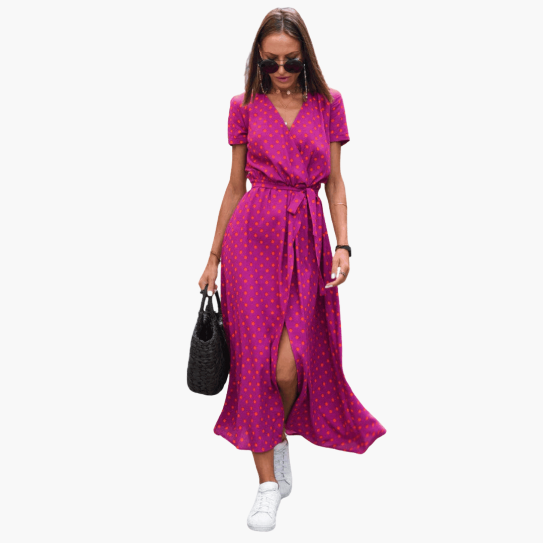 Celest™ | Elegant wrap dress