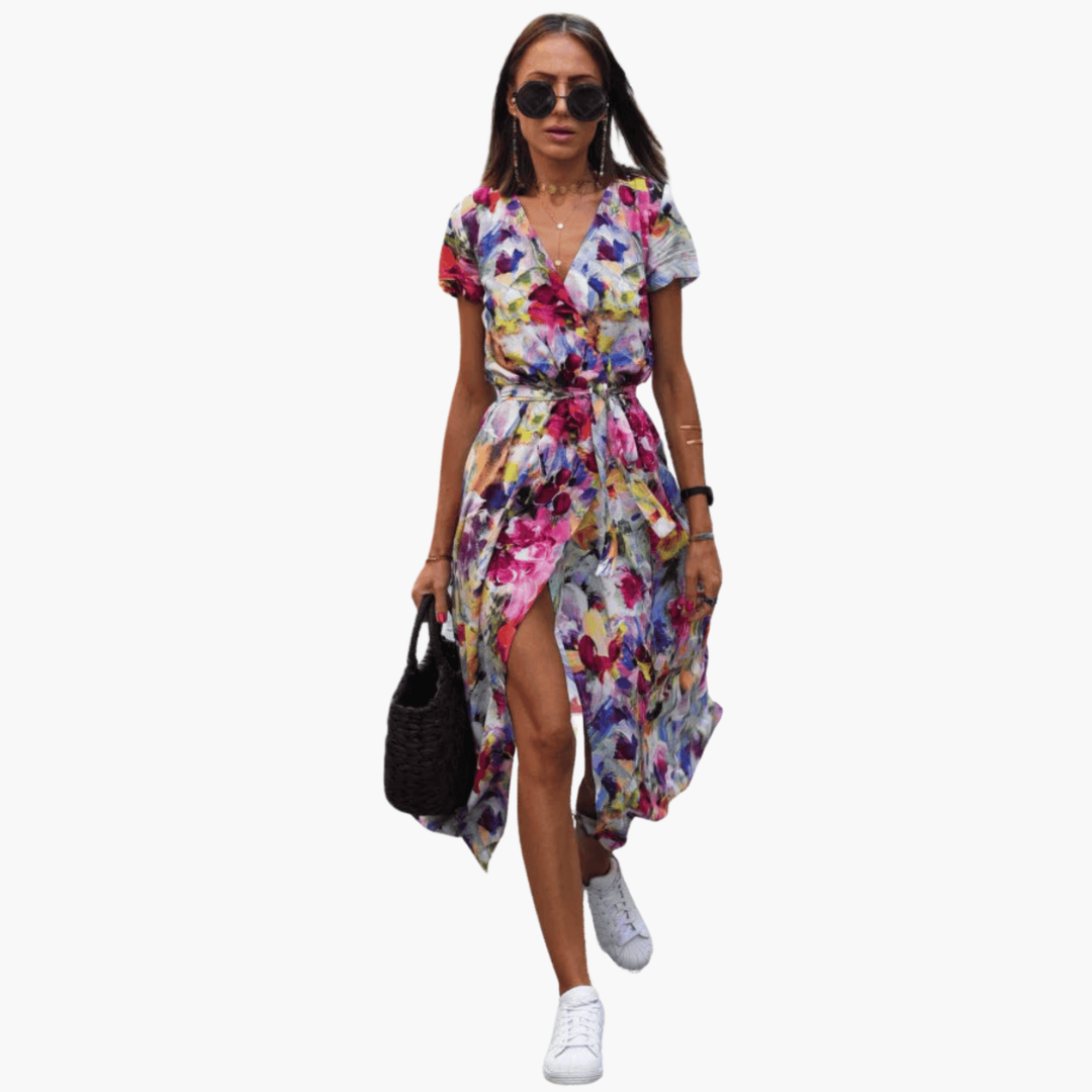 Celest™ | Elegant wrap dress