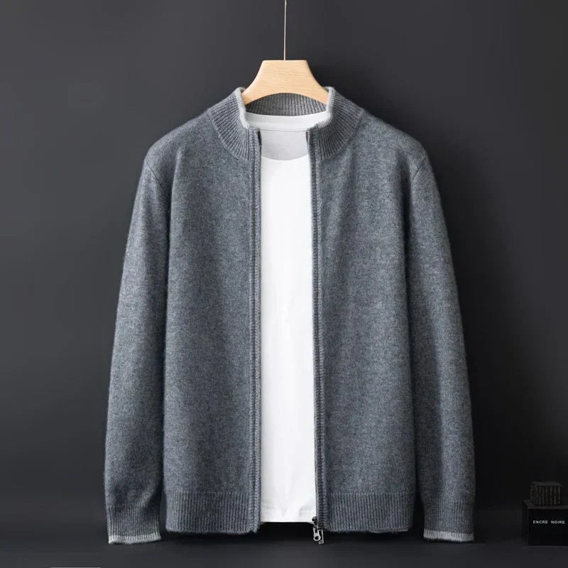 Tristan| Cashmere Zip Jacket