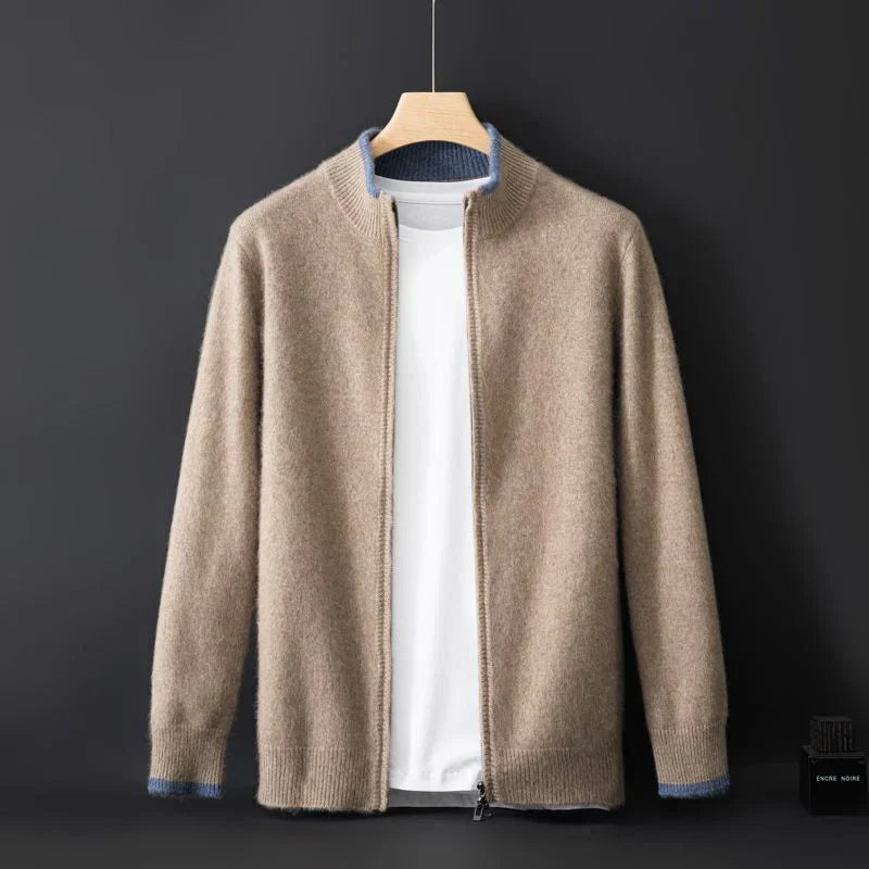 Tristan| Cashmere Zip Jacket