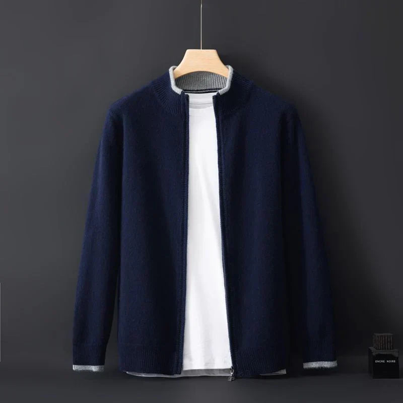 Tristan| Cashmere Zip Jacket