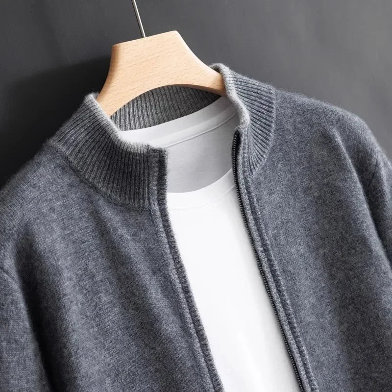 Tristan| Cashmere Zip Jacket
