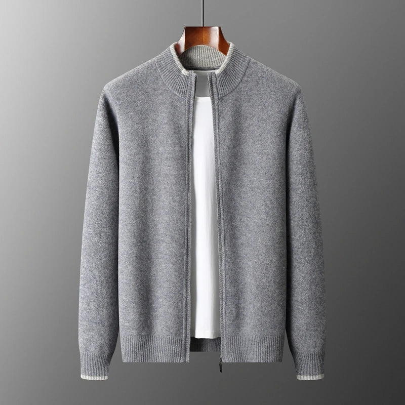 Tristan| Cashmere Zip Jacket