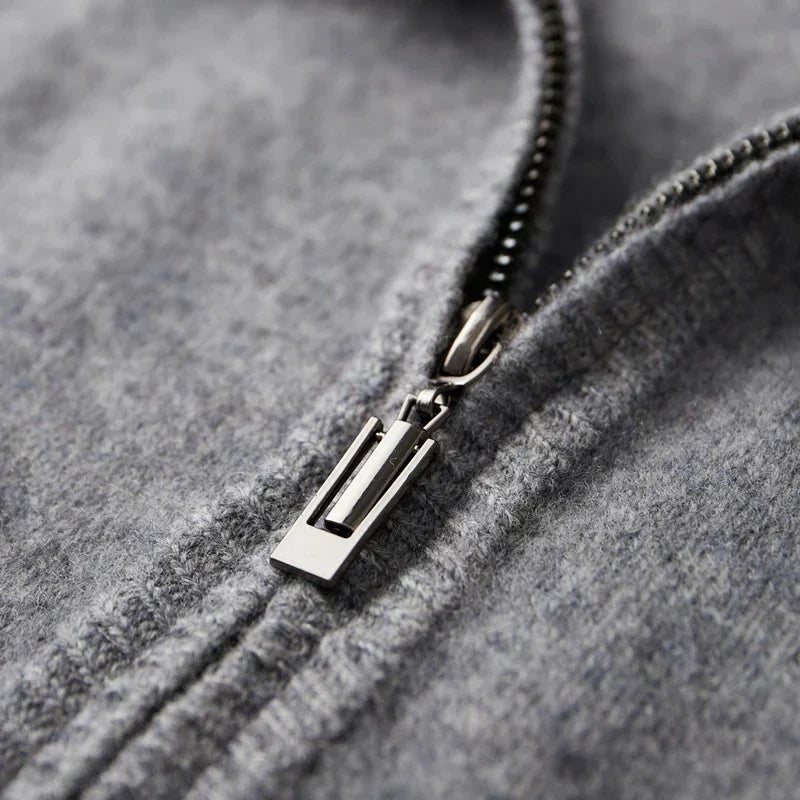 Tristan| Cashmere Zip Jacket