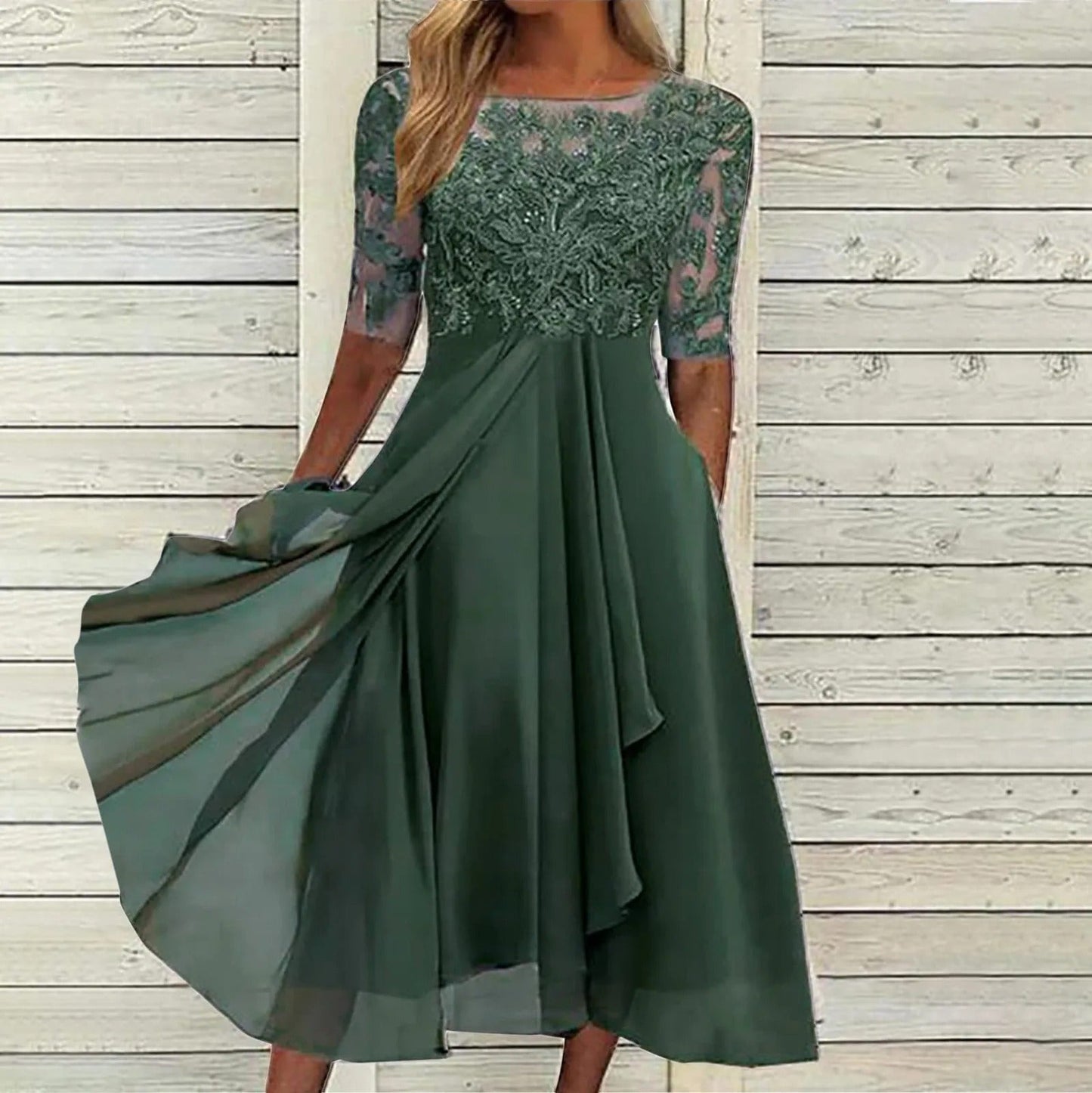 Celest™ | Elegant Lace Dress