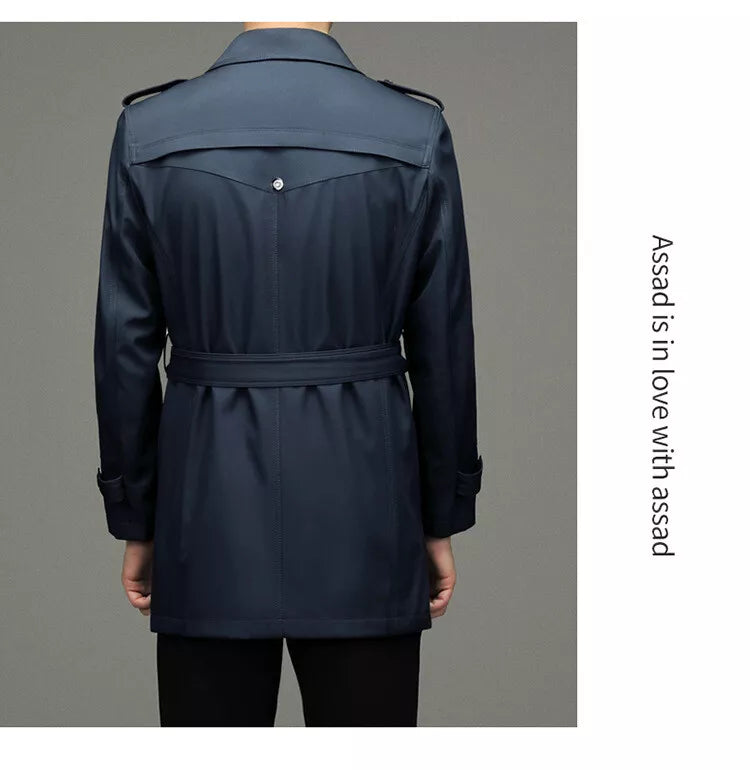 Elliott/ Double Breasted Windbreaker Jacket