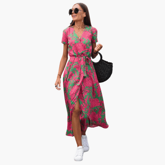 Celest™ | Elegant wrap dress