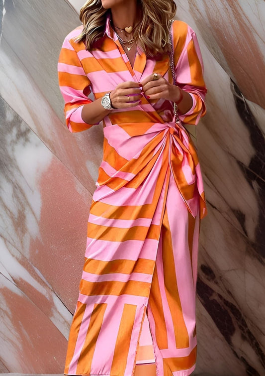 Celest™ | Wrap Dress with Print