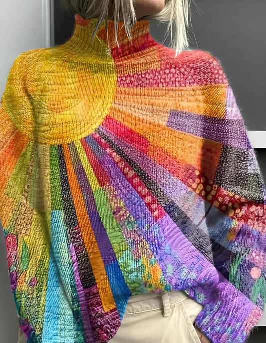 Celu™ | Colorful turtleneck jumper